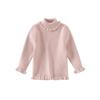 DAVE&BELLA Girls' De Velvet High-Neck Thermal Sweater