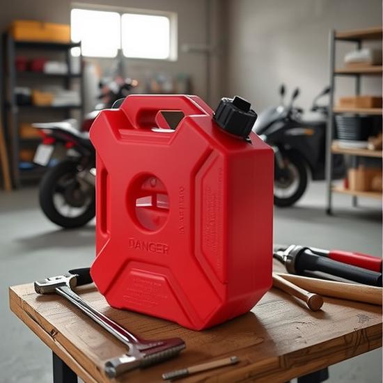 3L Plastic Fuel Tank & Gasoline Can for Car/Motorcycle Travel