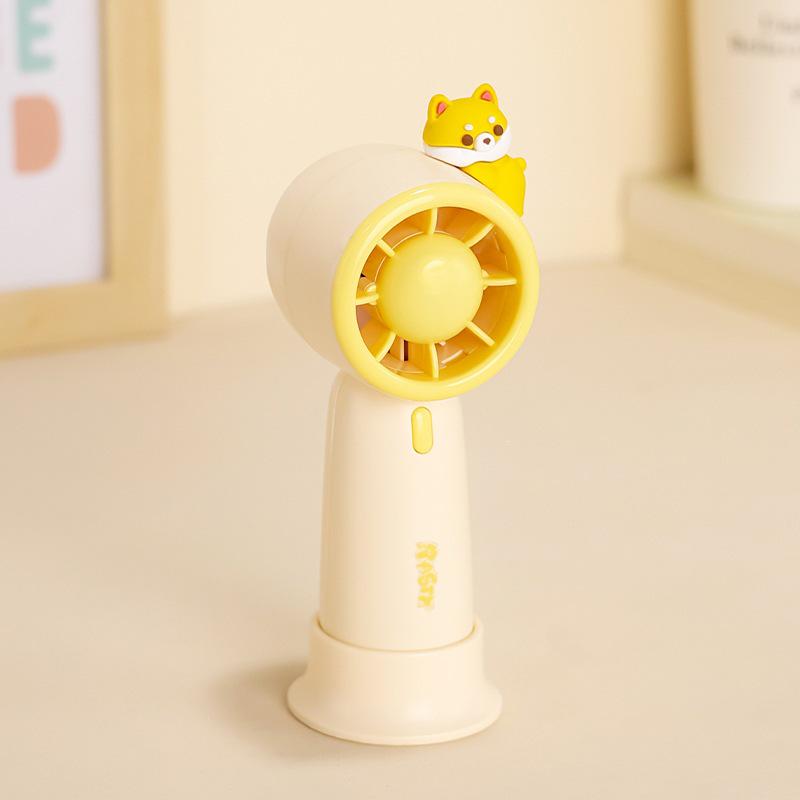 2026 Crayon Shin-chan USB Rechargeable Cartoon Handheld Fan for Students Handheld Fan