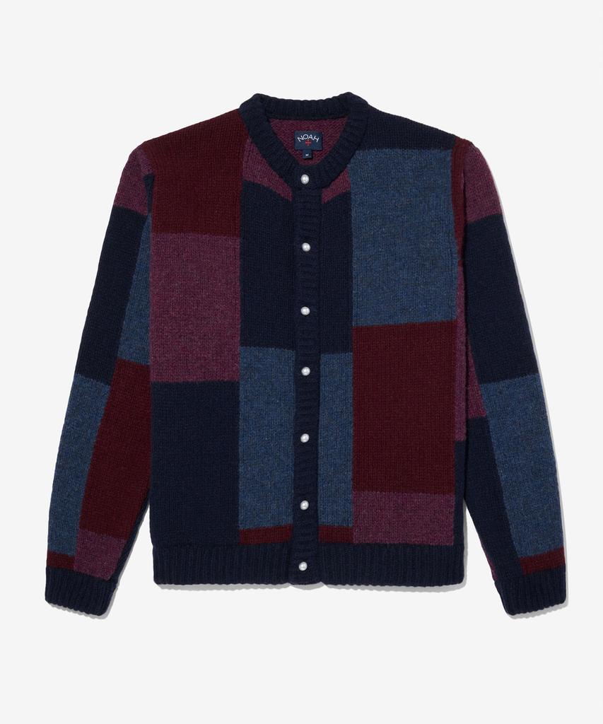 Noah (U) Shetland Patchwork Cardigan Multi