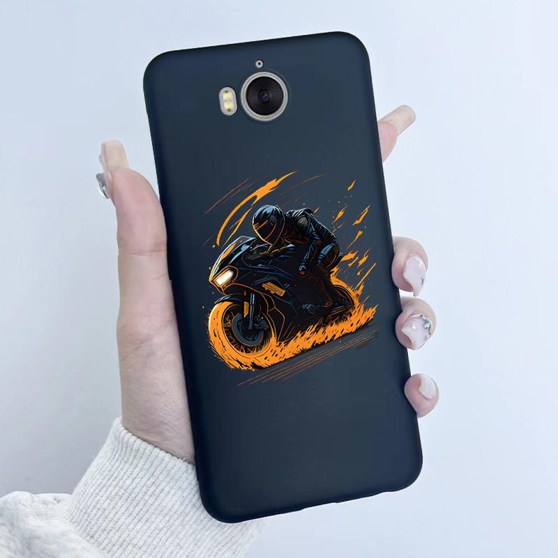 For Huawei Y5 2017 Y6 2017 Phone Case Butterfly Flower Girl New Design Soft Silicone TPU Back Housing for MYA-L22 MYA-U29 Covers