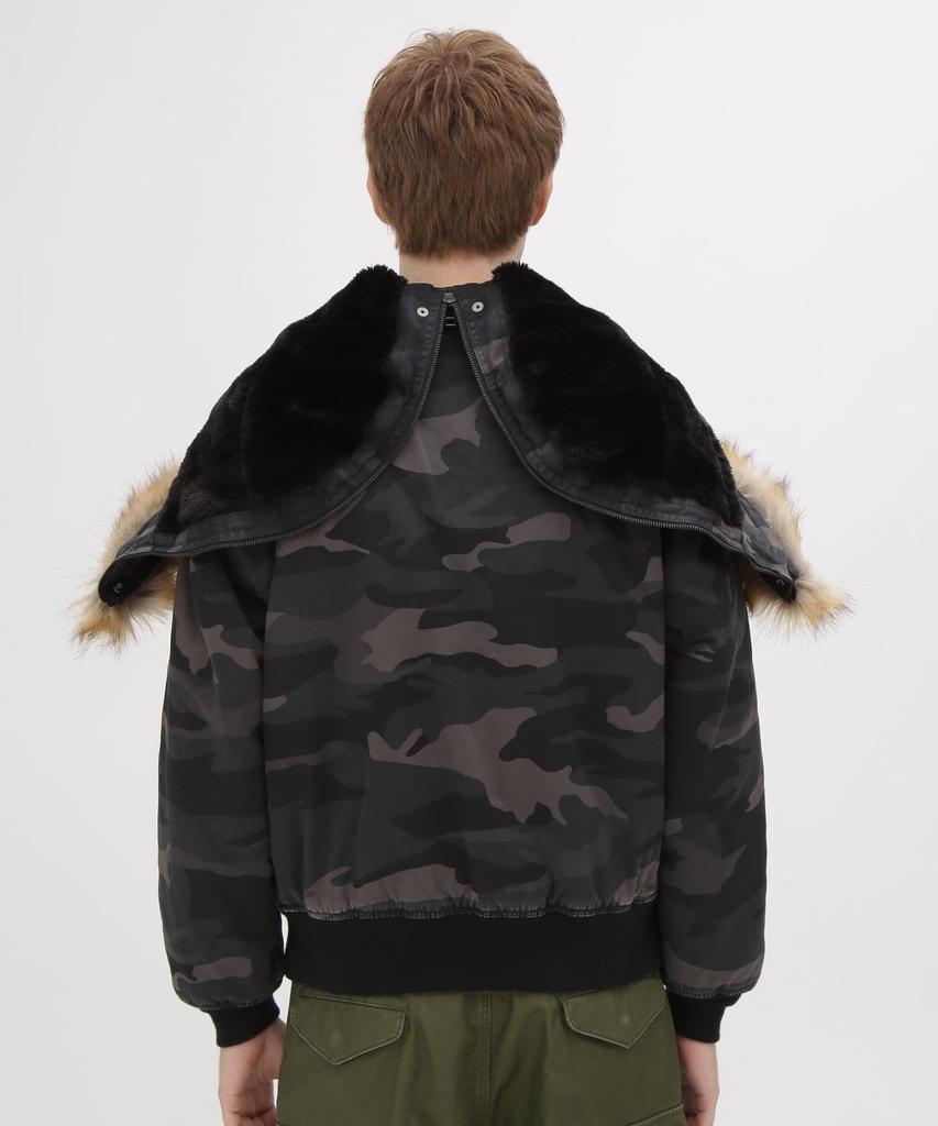 AVIREX WEB&DEPOT Exclusive CAMOUFLAGE N-2B Jacket Men's XL 027 Gray Camo 2 783-5252036