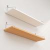 Drill-Free Wall-Mounted Wooden Shelf