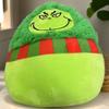 Christmas Grinch Plush Toy Pillow Funny And Adorable Stuffed Animal