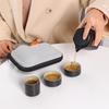 Tragbare leichte Luxus Express-Tasse ein Topf drei Tassen Keramik einfach kreativ Reise-Teeset Outdoor-Aufbewahrungstasche Brüh-Teekanne