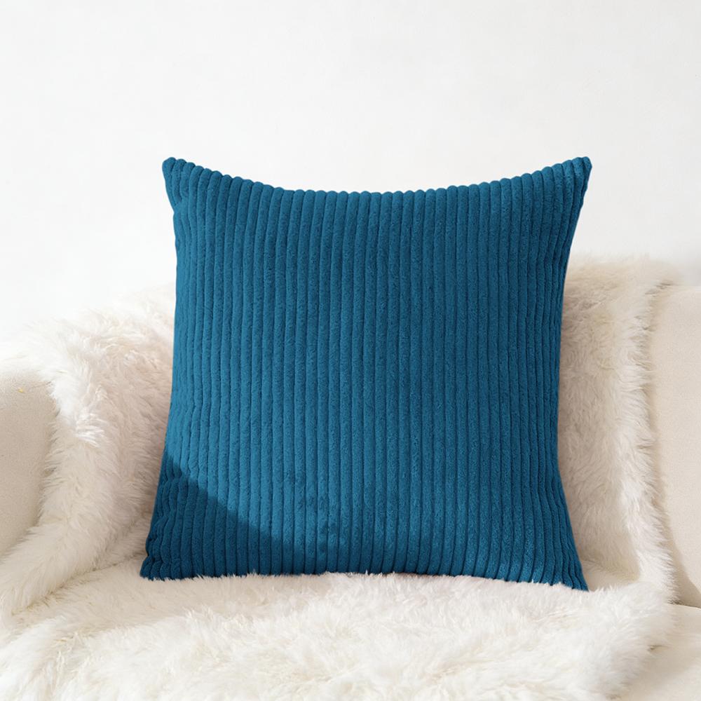 Cord Kissenbezug 40x40 45x45 50x50cm Weicher Plüsch Flanell Kissenbezug Flauschiger Sofakissenbezug für Sofa Wohnzimmer Dekoration