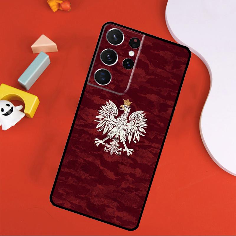Polen Fahne Handyhülle Für Samsung Galaxy S24 Ultra S25 Ultra S9 S10 S20 S21 S22 S23 Plus S24 FE Hülle