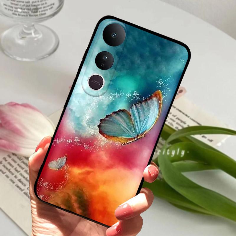 Für Vivo V50 Lite Hülle V2441 Weiches TPU Stoßfestes Silikon Bumper Für Vivo V50 Lite 5G Schutzhülle Schale Coque Fundas