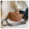 Designer Einfache Hüfttasche Damen Brusttasche Geldbörse Freizeit Gürteltasche Mode Bauchtasche Leder Blumen Damen Schulter Umhängetasche