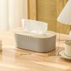 1pc Nordic Simplicity Style Tissue Box with Wooden Cover Home Living Room Desktop Napkin Box Bathroom Toilet  Tissue Box