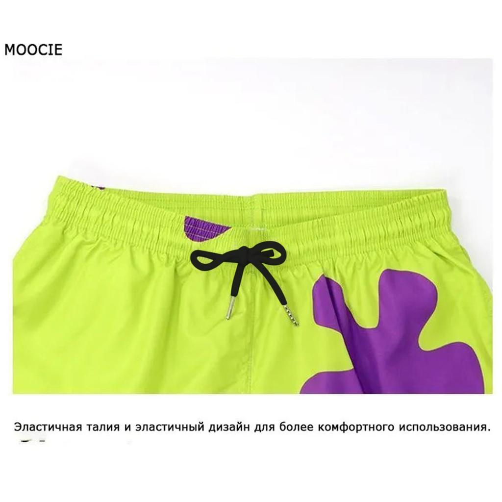 Patrick Star Šortky Pánské Letní Volné Pyžamo SquarePants Ležérní Kalhoty Plážové Kalhoty