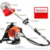 High-Power 2-Stroke Gasoline Backpack Brush Cutter & Tiller CN plug (adapter included)
