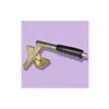 Hauling Vehicle Hand Brake Handle Ribbed Grip Ratchet Brake Handle Handbrake Lever Plated Finish Vehicle Part Toothed
