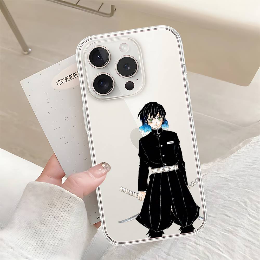 I-Inosukes Phone Case For Iphone17 16 15 11 13 14 Pro Max 7 8 Plus X Xr Xs Max Se2020 12mini Transparent Cov