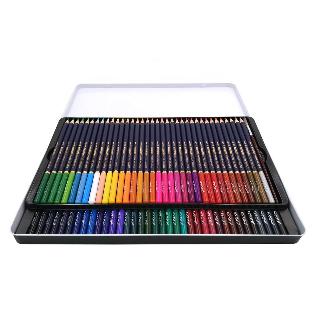 12/24/36/48/72 Colors Watercolor Pencil Professional Soft Water Soluble Colored Pencils For Painting Student Artist Art Supplies
