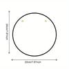 Islamic Allah & Calligraphy Wooden Sign, Charming Round Sign for Front Door, Wall Hanging Decor - Ideal Muslim Home Decor & Religious Gift