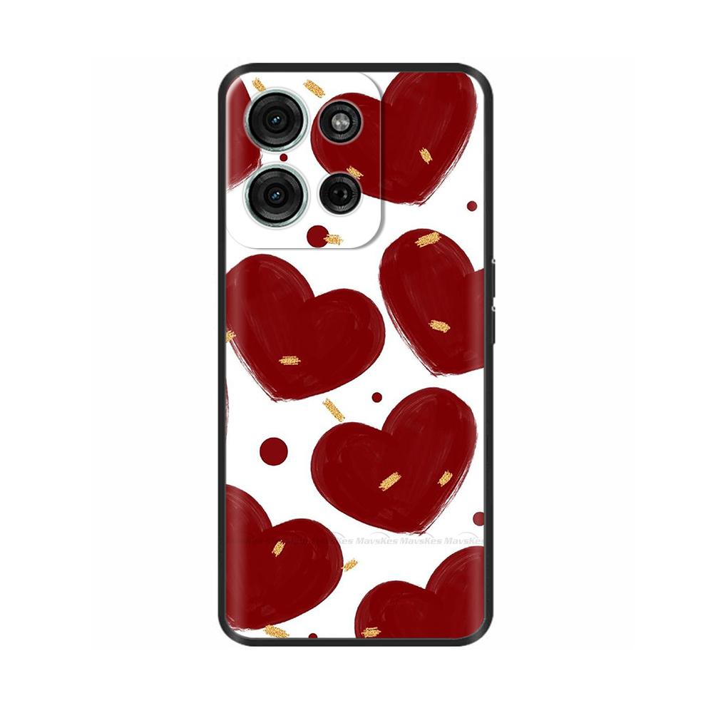 For Motorola Moto G75 Case for Moto G35 G55 G15 Cute Painted Soft Cases Phone Back Cover For Motorola Moto G75 5G MotoG75 Fundas