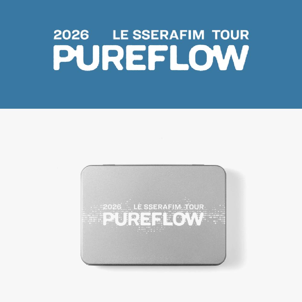 2026 LE SSERAFIM TOUR PUREFLOW Tin Case Sticker Set