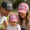 Family Pack Baseball Hats 3D Embroidery Comfortable Adjustable Closure Suitable For Everyone