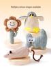 Adorable Catnip Toy for Self-Playing Kittens - Silent Cartoon Teething Toy