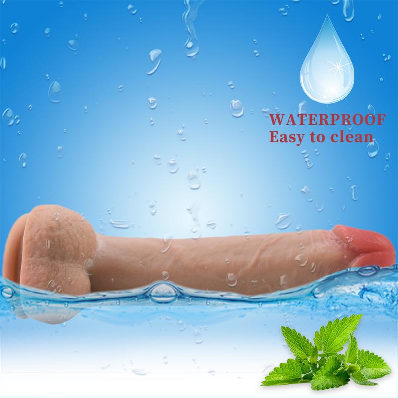 Dildo Woman Super Soft Super Large Manual Silicone Sucker Simulation Penis Fake Chicken Props Super Soft for Women