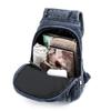 Small Backpack Women's Lightweight Retro Large Capacity Chest Bag Multi-function Backpack