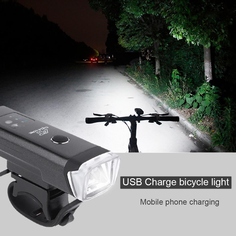 Bike Smart Front Light Induction Bicycle Bright Light Torch Bike Headlight