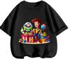 Summer Round Neck T Shirt Toy Story Classic Cartoon Print Casual Street Style Kids Boys Girls 3 14 Years