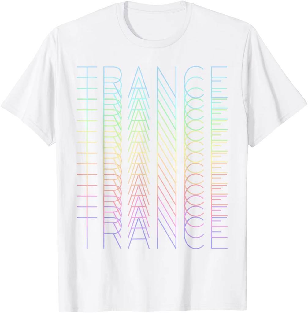 Trance Techno Music DJ Rave Party Techno Festival TShirt Short Sleeve Custom Printed Graphic T Shirts Customizable Ropa Hombre