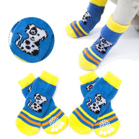 Buy 4Pcs Puppy Long Socks Good Elasticity Antiscratch Breathable