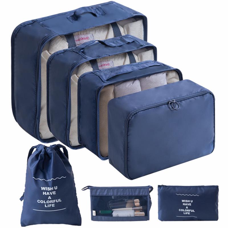 8-Piece Travel Clothing Storage Bag Set