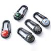 1/2Pcs Pocket Survival Compass Keychain Hiking Backpacking Lightweight Handheld Keychain with Precise Directional Guidance Portable Navigation Tool