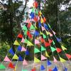 500/300/100Pcs Flags Colorful Pennant Banner Flags Triangle Flags, Garland for Theme Birthday Party, Outdoor Event Anniversaries