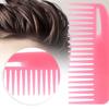 Colorful Large Wide Tooth Hair Styling Comb Anti Static Hairdressing Comb Hairstyle Tool Black
