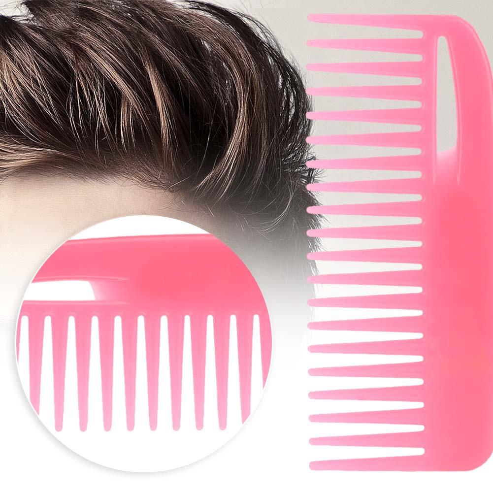 Colorful Large Wide Tooth Hair Styling Comb Anti Static Hairdressing Comb Hairstyle Tool Black