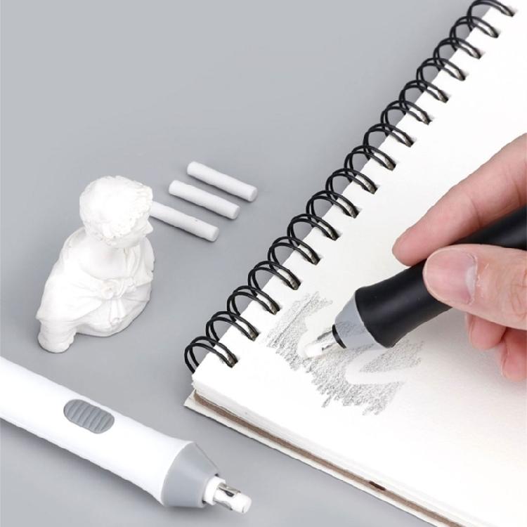 Kits Gommes Électriques Gomme à Crayons Électrique Gommes Électriques à Piles avec Recharges pour Dessin Technique Dessin