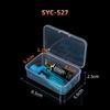 Transparent Rectangular Craft & Storage Box - Small Parts Organizer