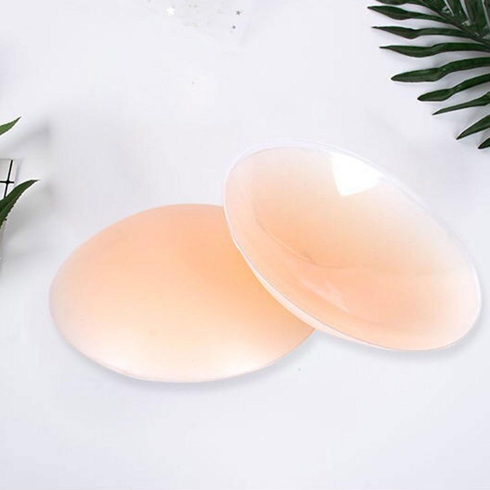 Leporem Silikon Brustwarzenpflaster Haut BH Noppen BH Silikon Nude BH Brustwarzenband 8cm, 2 Sets, 4 Stück