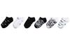 Nike Kids Socks 6 Pack Black White Kids' DA2407-902