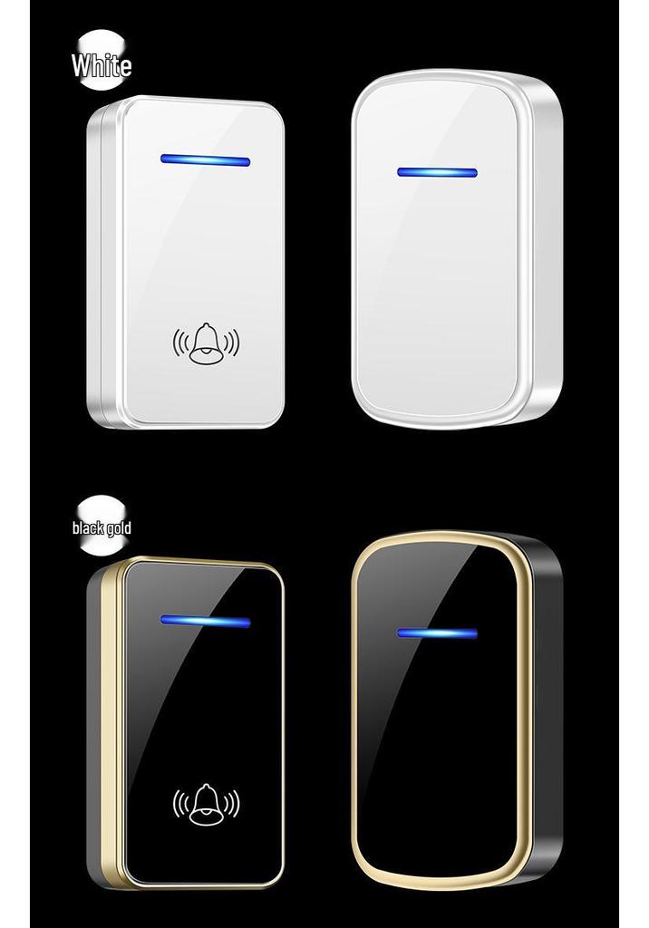 Wireless Battery-Powered Doorbell with Three-to-One Callers, No Plug-In Needed