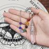 Tailai Divination Dowsing Crystal Altar Witchcraft With  Crystal Dowsing Pendulum Necklace Supplies Kit Butterfly Pendulum Board