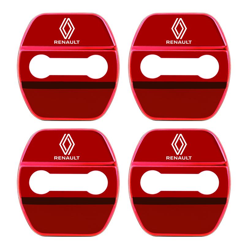 For Renault 2026 New Hub Caps Car Styling Door Lock Cover Emblems Case For Renault koleos duster megane 2 logan clio Kadjar Car