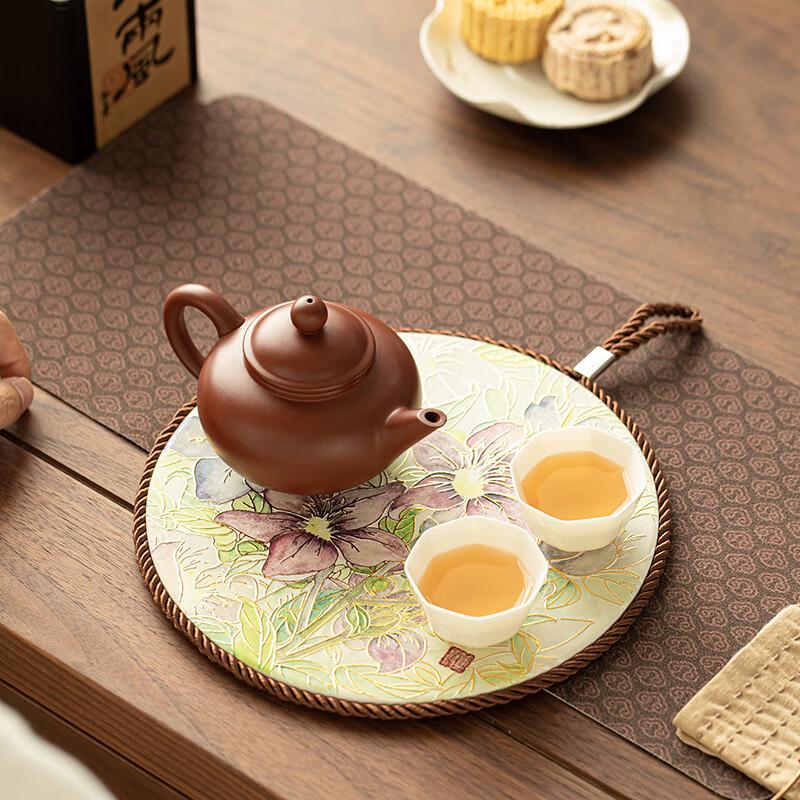 Shangqi Metal Round Dry Bubble Tea Tray