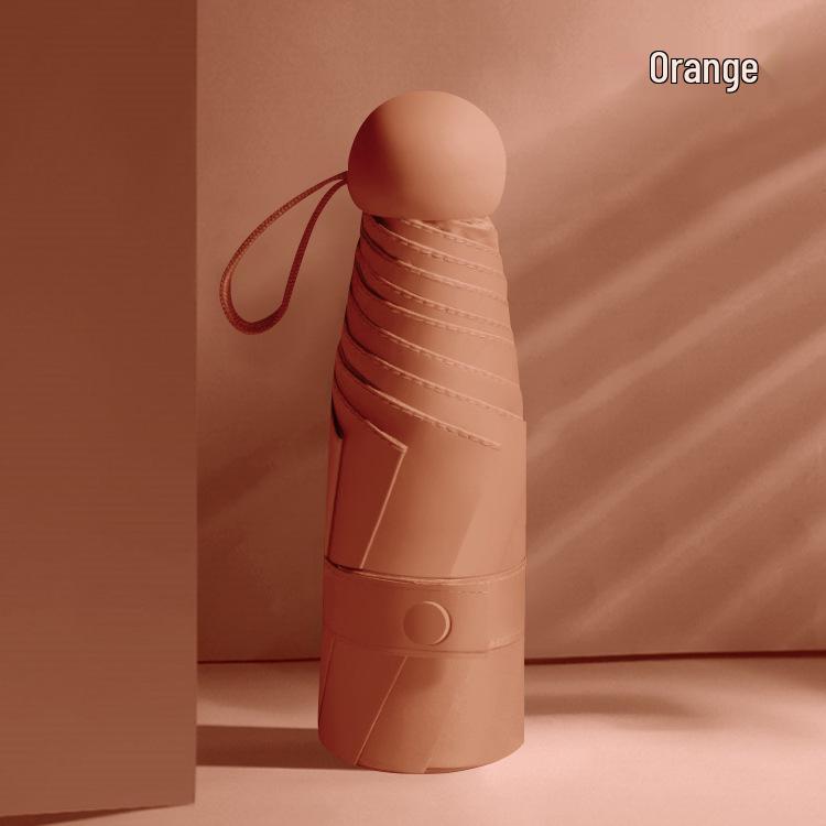 Ultra Durable UV Protection Auto Double-Fold Black Umbrella.