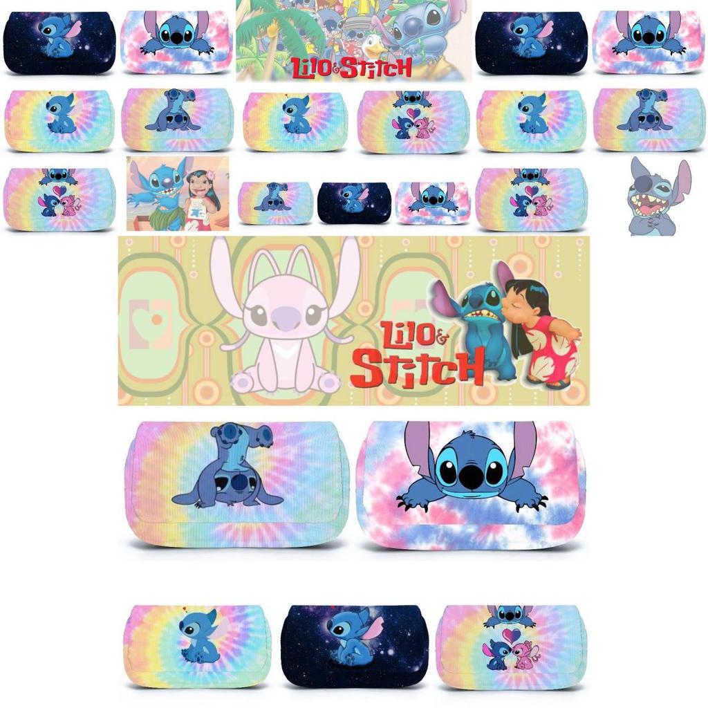 Stitch Character Pencil Case For Students Breathable And Popular 20-35l Capacity