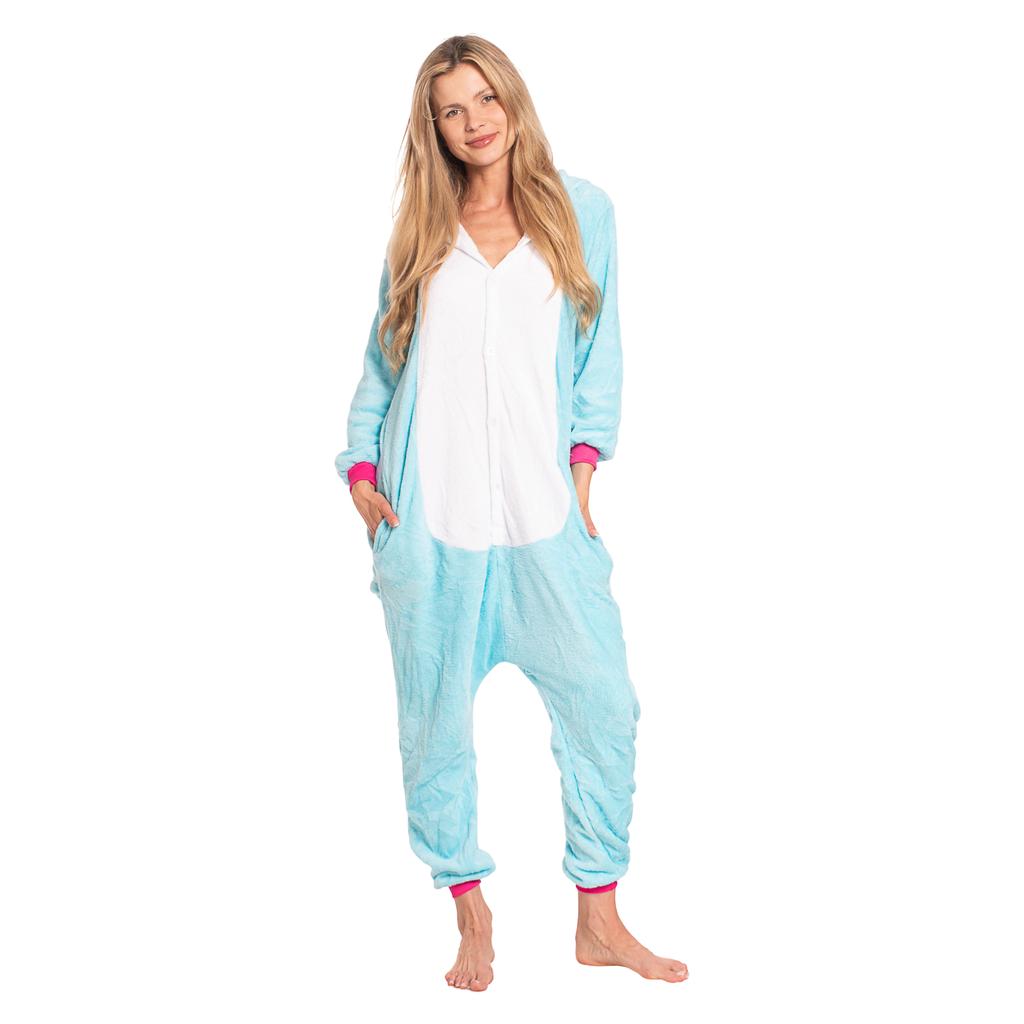 Piżama damska kombinezon kigurumi onesie kostium pegaz niebieski 145-155  s