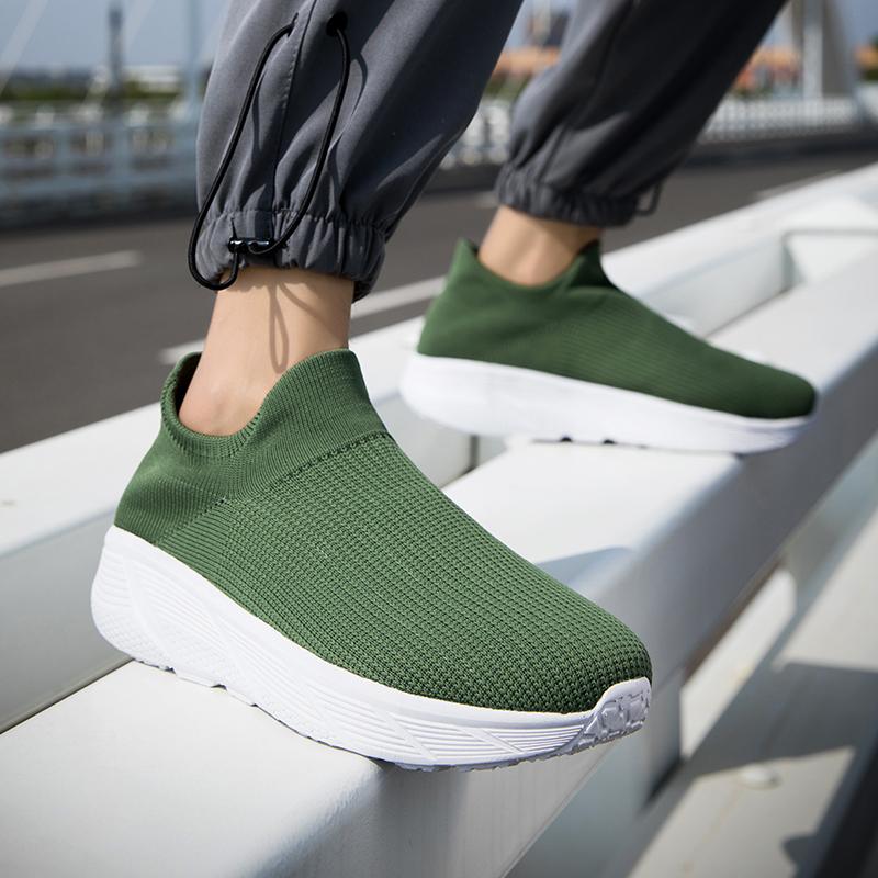 Fashion PARZIVAL Original Men Casual Shoes Loafers Sneakers Lightweight Running Walking Shoes Leisure Sock Shoes Zapatos Summer Men Shoe