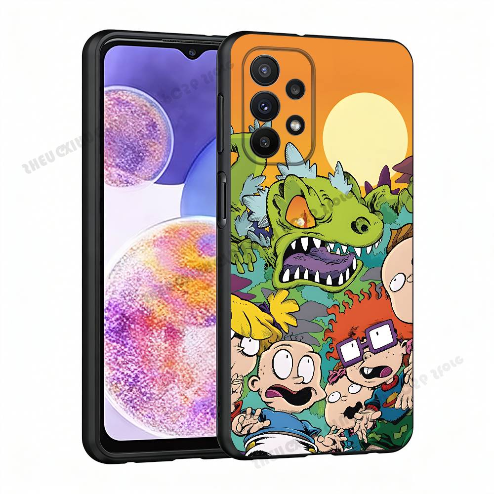 

Rugrats Cartoon Silicone Protect Case For Samsung A21 31 51 53 20 22 30 32 42 50 70 Cover Samsung A73 5G