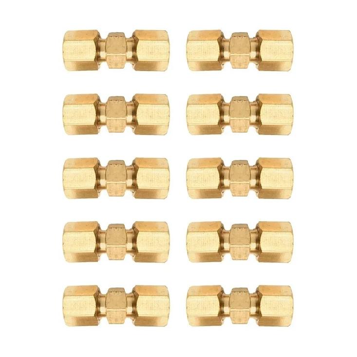 4/10PCS Universal Brake Line Connector For Brake Line Without Flaring 4.8mm 3/16 " Car Automobiles Accessories Part Set