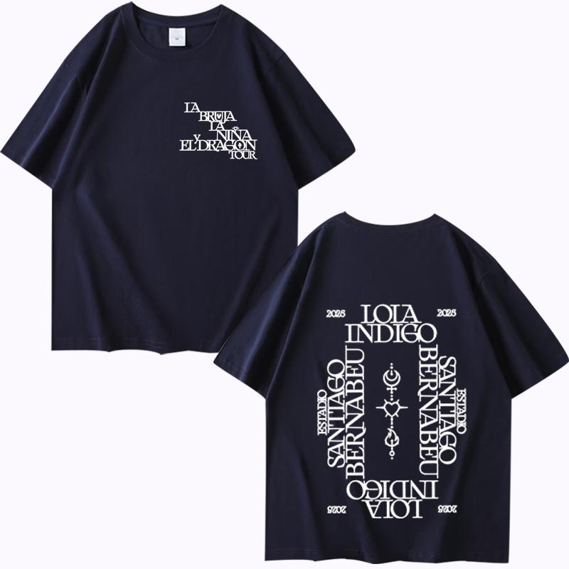 Lola Indigo 2025 Tour T Shirt Men Women Oversized 100% Cotton Hot Sale Short Sleeve Summer Fashion Print Unisex Plus Size Tops